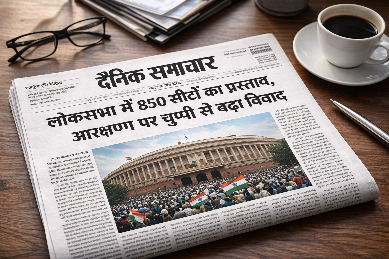 लोकसभा 850 सीटें: आरक्षण पर चुप्पी, बढ़ा विवाद