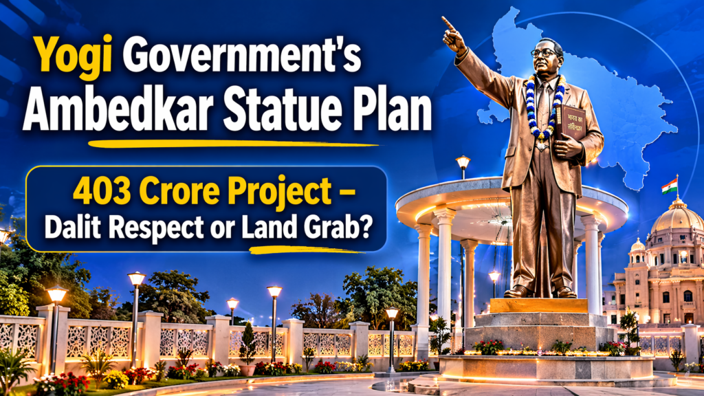 UP Ambedkar Statue Scheme ₹403 Cr Debate
